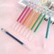 Wrapables Colorful Gel Ink Pens, 0.5mm Fine Point, for Home, Office, Stationery (Set of 9)